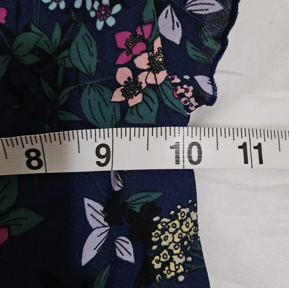 Peek Baby Emma Spring Floral Dress Navy 6-12 Months